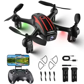 Drones for Kids 8-12, Drone with Camera 1080P for Kids Adults, FPV Drone with 2 Batteries