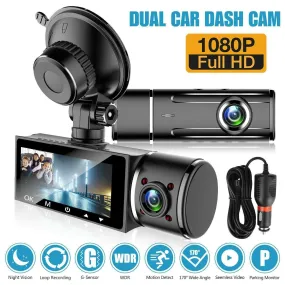Dual Cameras Car Driving Recorder S1 Rotatable Lens Starlight
