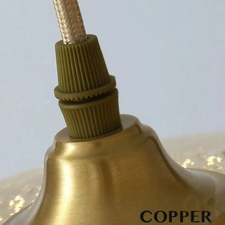 European All-copper Single-headed Creative Dining Table Bar Small Chandeliers