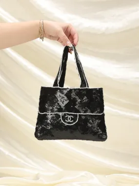 Extremely Rare Chanel Sequin Beaded Mini Bag