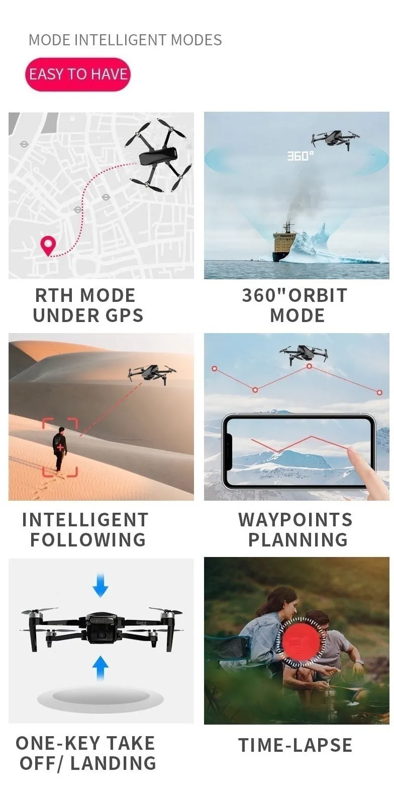 Faith 2S 4K Drone | 3-Axis Gimbal