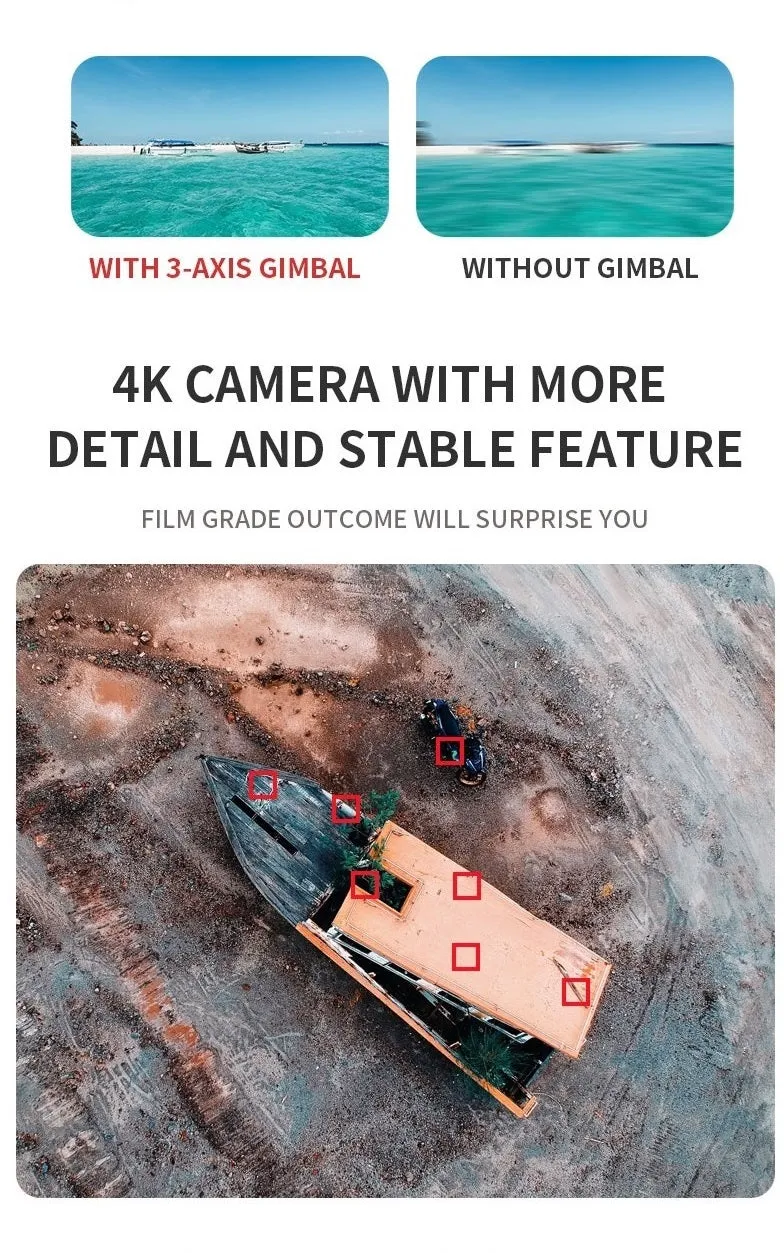 Faith 2S 4K Drone | 3-Axis Gimbal