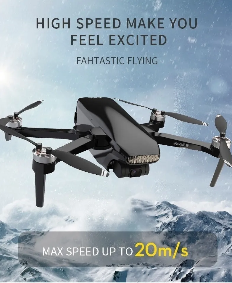 Faith 2S 4K Drone | 3-Axis Gimbal