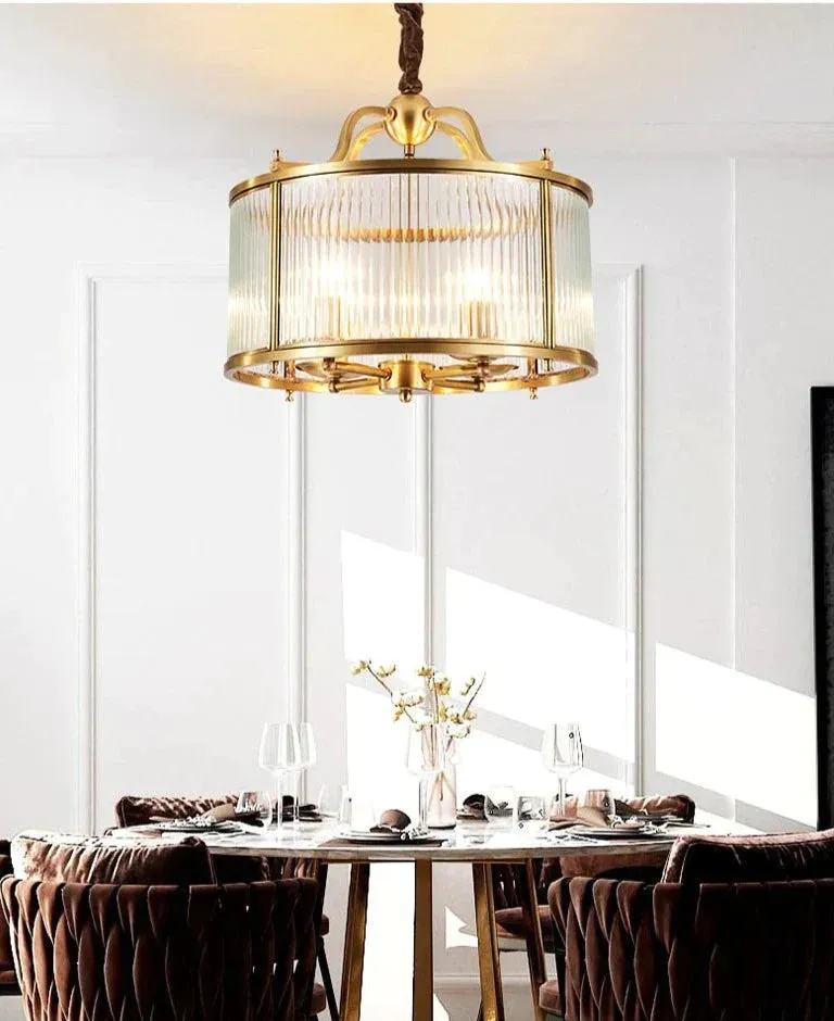 Fashion American Luxury Restaurant Bedroom Copper Chandelier