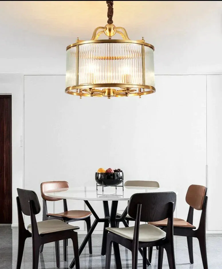 Fashion American Luxury Restaurant Bedroom Copper Chandelier