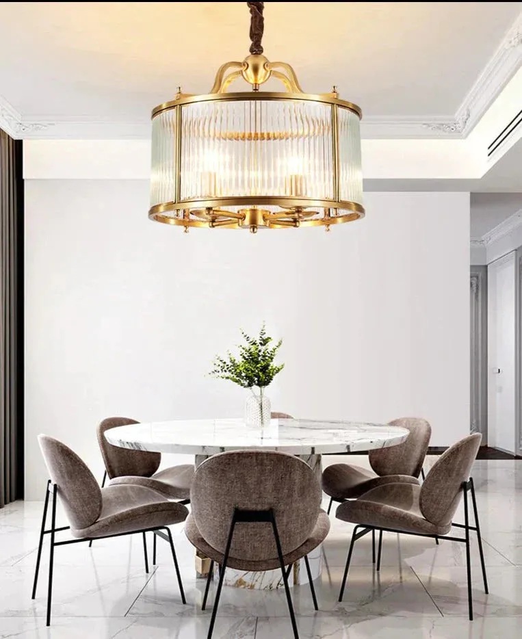 Fashion American Luxury Restaurant Bedroom Copper Chandelier