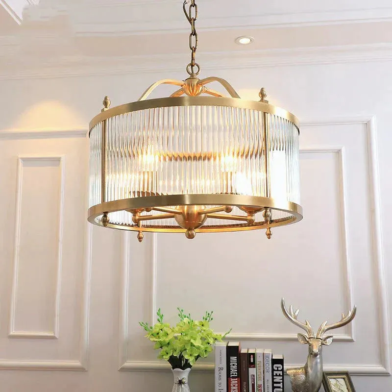 Fashion American Luxury Restaurant Bedroom Copper Chandelier