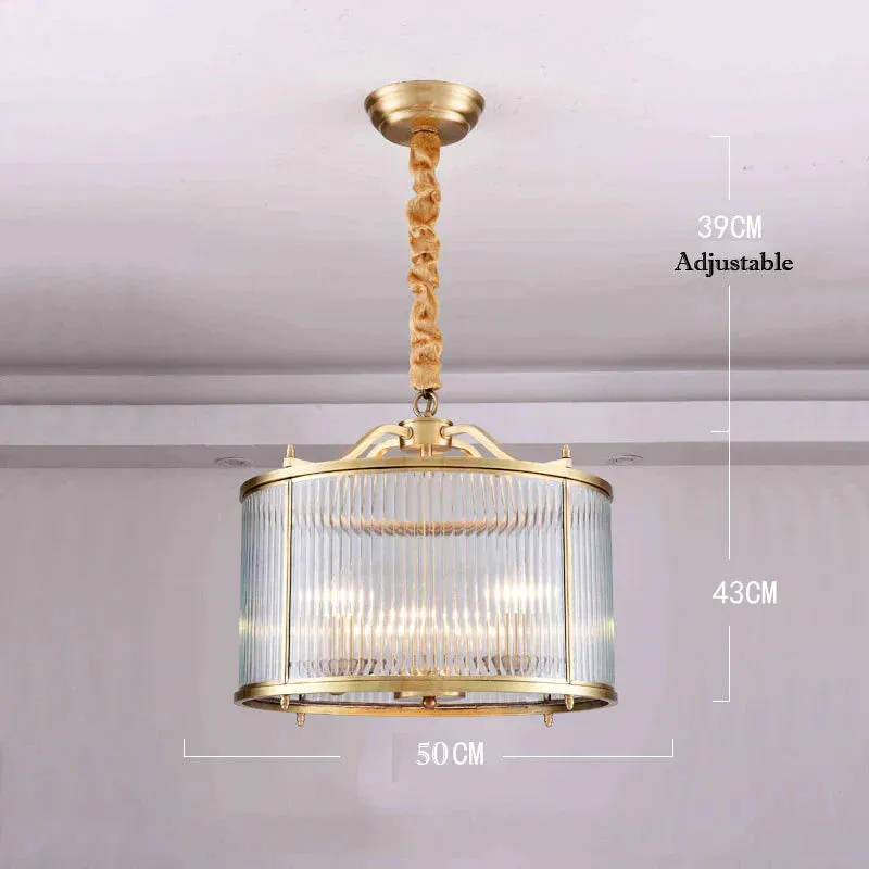 Fashion American Luxury Restaurant Bedroom Copper Chandelier