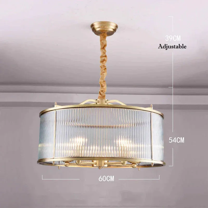 Fashion American Luxury Restaurant Bedroom Copper Chandelier