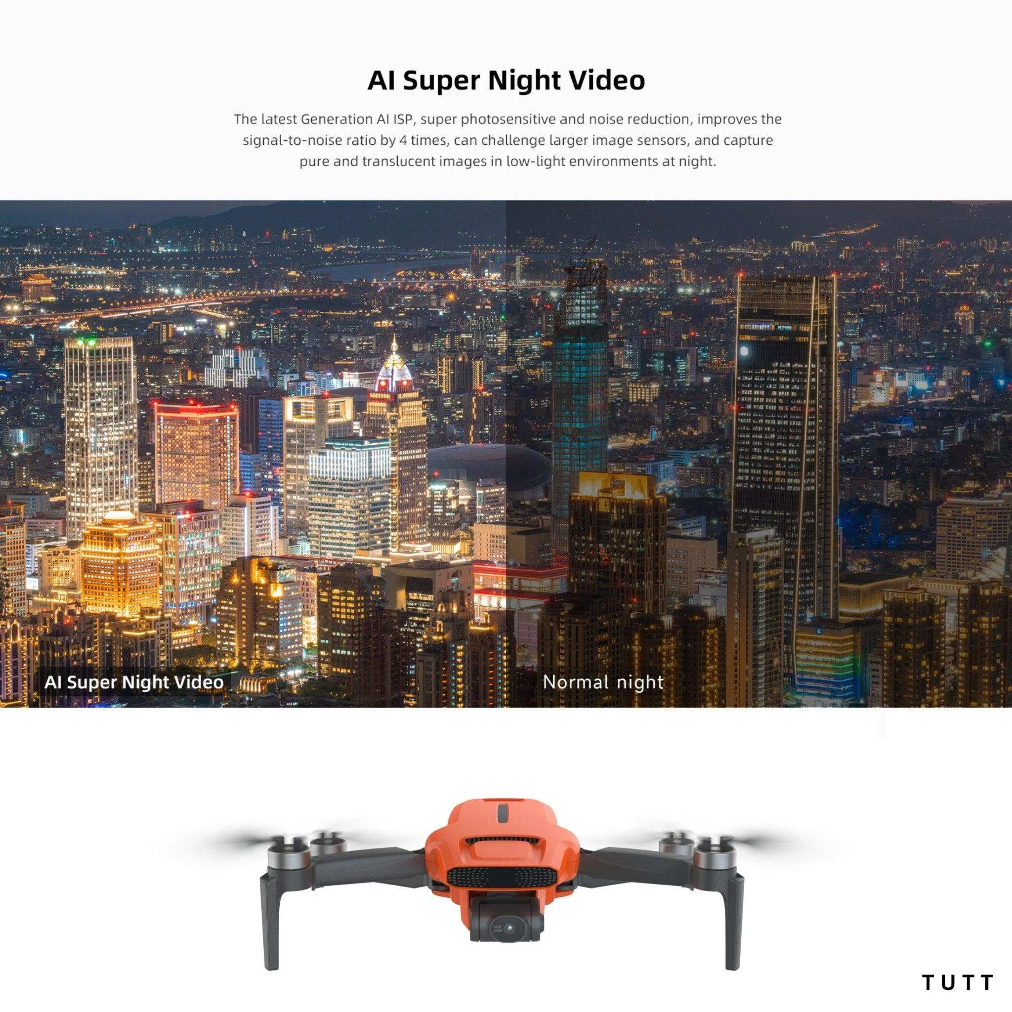 FIMI X8 MINI 3 Professional GPS Mini Drone | 9KM FPV With 4K 48MP 60fps 1/2″ CMOS Camera 3-axis Mechanical Gimbal 32mins | Under 250g | Two Batteries 128GB SanDisk Pro | TUTT