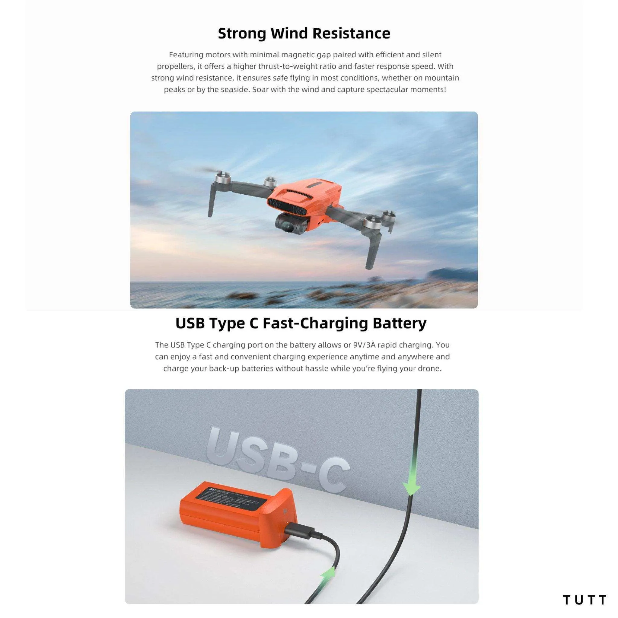 FIMI X8 MINI 3 Professional GPS Mini Drone | 9KM FPV With 4K 48MP 60fps 1/2″ CMOS Camera 3-axis Mechanical Gimbal 32mins | Under 250g | Two Batteries 128GB SanDisk Pro | TUTT