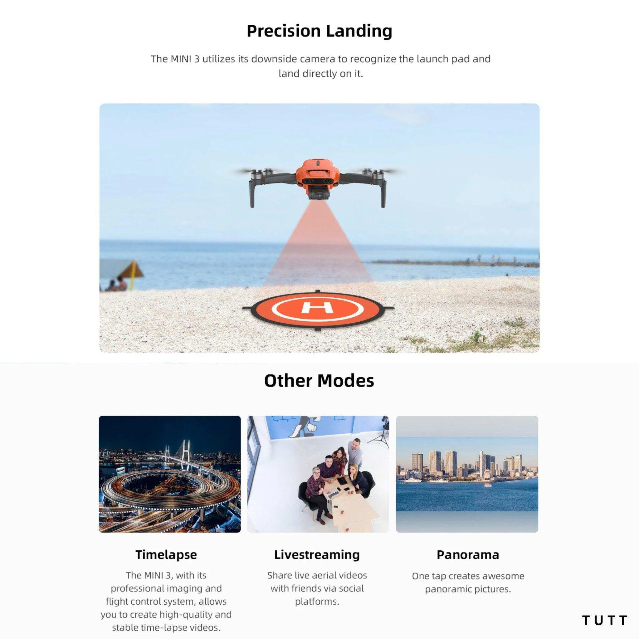 FIMI X8 MINI 3 Professional GPS Mini Drone | 9KM FPV With 4K 48MP 60fps 1/2″ CMOS Camera 3-axis Mechanical Gimbal 32mins | Under 250g | Two Batteries 128GB SanDisk Pro | TUTT