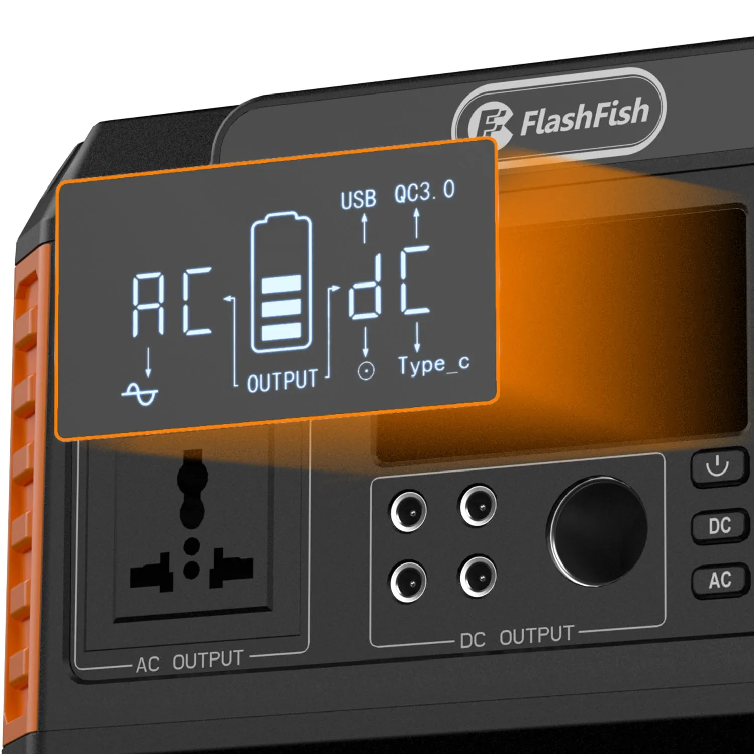 Flashfish P60 Portable Power Station | 560W 520Wh