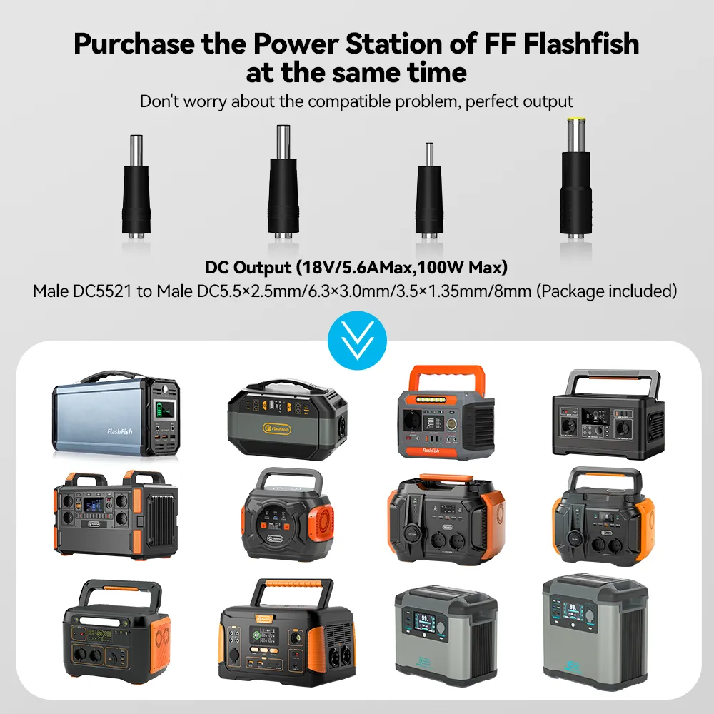 Flashfish P60 Portable Power Station | 560W 520Wh