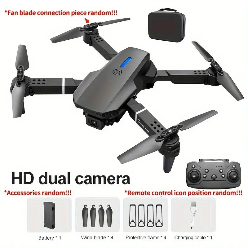 Foldable KBDFA E88 Drone with HD Camera, Obstacle Avoidance, and WIFI Control