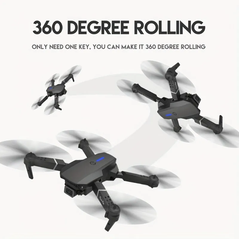 Foldable KBDFA E88 Drone with HD Camera, Obstacle Avoidance, and WIFI Control