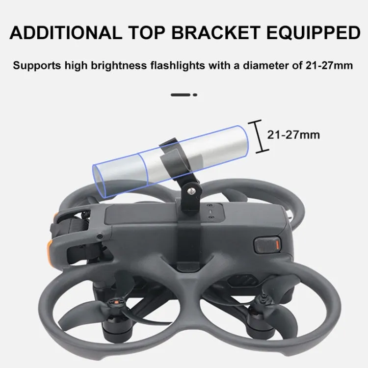 For DJI Avata 2 CQT Night Flight Warning Light for Drones Searchlight