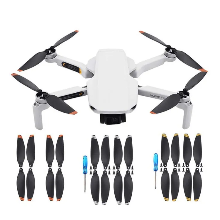 For DJI Mavic Mini 4726F Wing Propeller Blade Drone Accessories, Spec: 2pairs Golden Edge