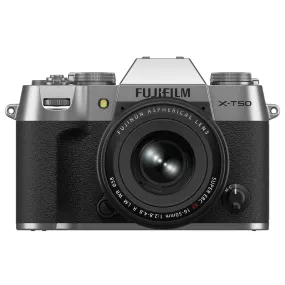 Fujifilm X-T50 Mirrorless Digital Camera - Silver