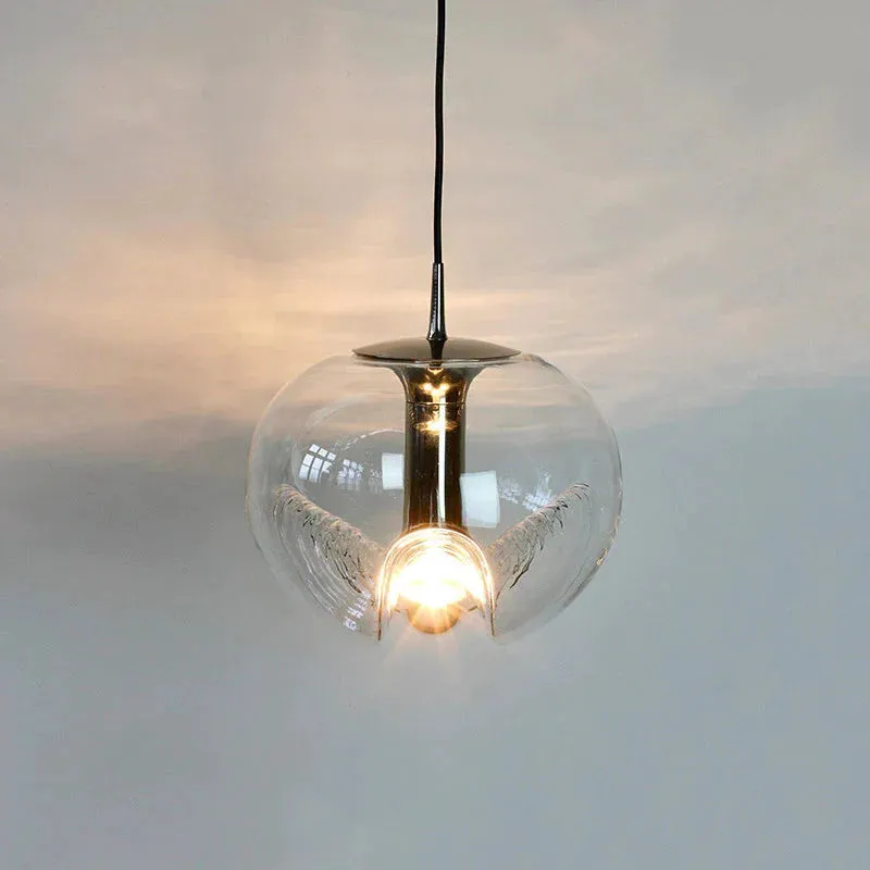 Glass Minimalist Restaurant Personality Minimalist Dining Table Lamp Chandelier