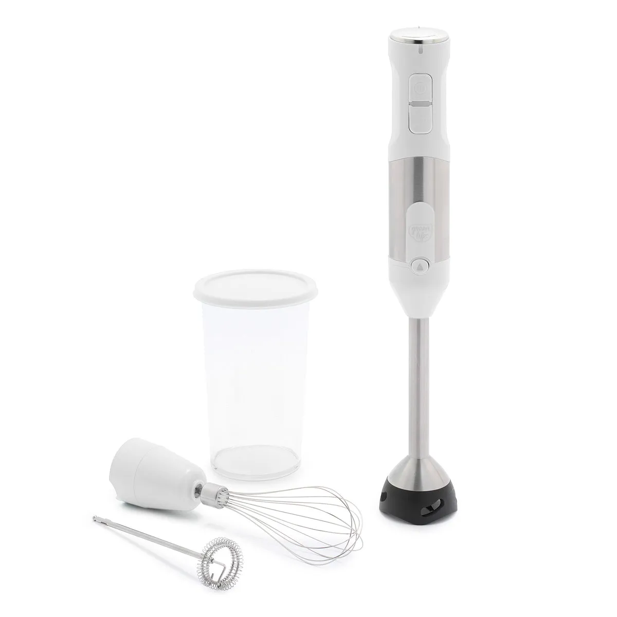 GreenLife Variable Speed Hand Blender | White