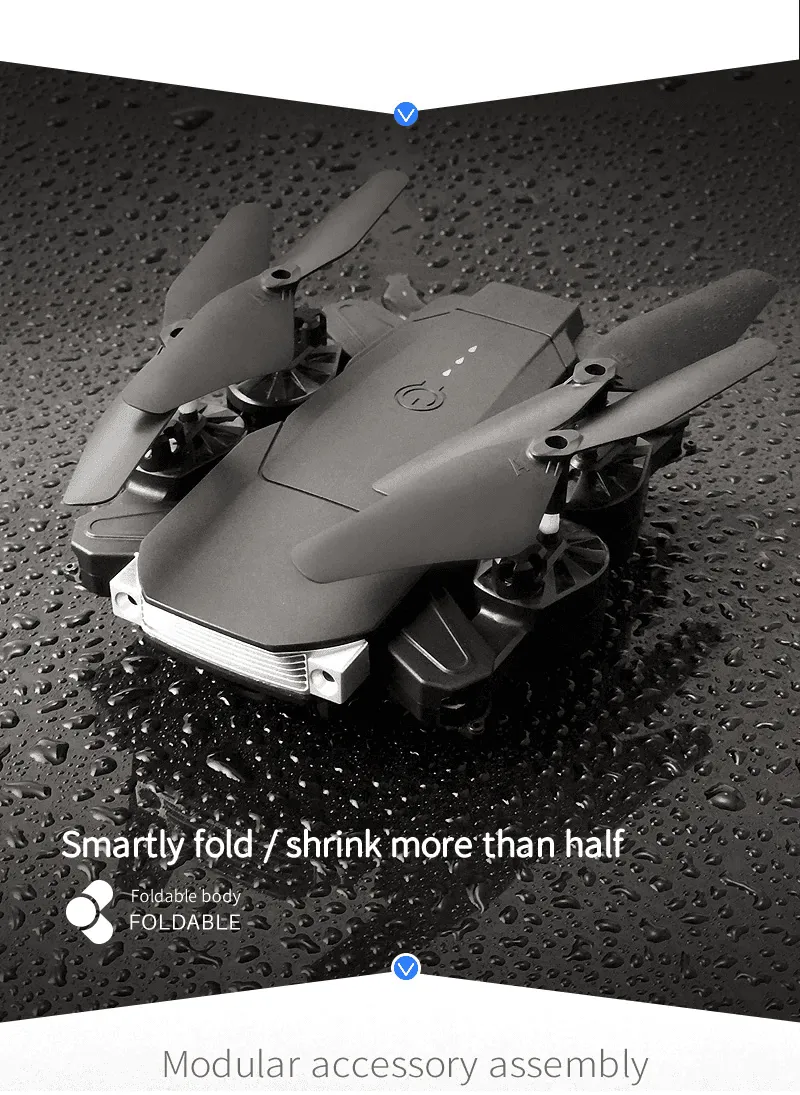 High Quality Foldable Drone Dual 4k & 1080p Hd Camera Quad Copter