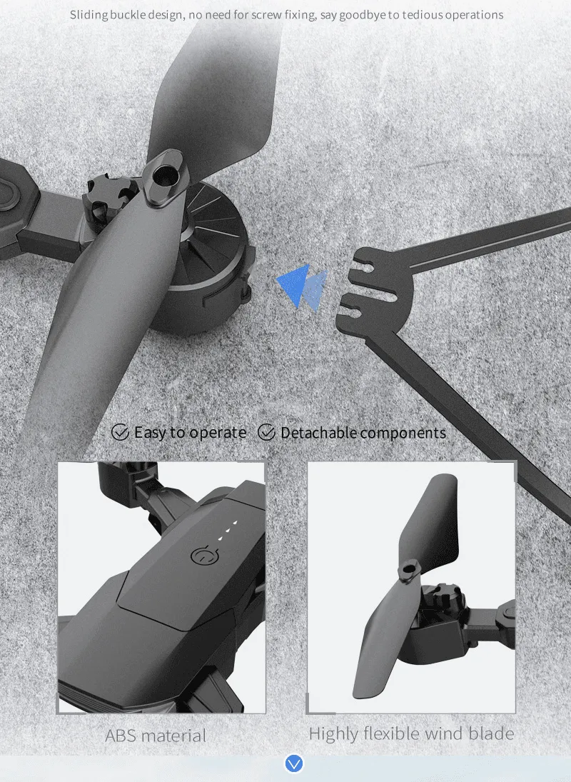 High Quality Foldable Drone Dual 4k & 1080p Hd Camera Quad Copter