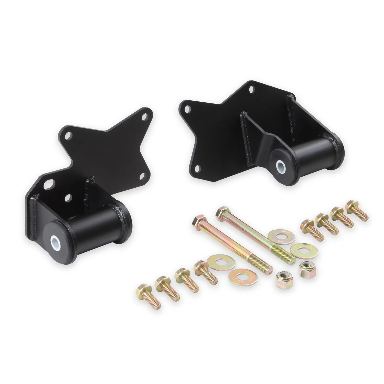 Hooker Motor Mount - Bolt-On - Black - Mopar Gen III Hemi to Mopar A-Body 1973-76 (Pair)