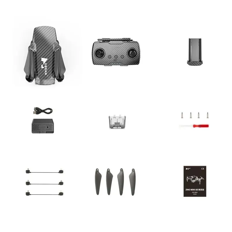 Hubsan Zino Mini SE R Drone | 10KM Flight Range | 45 Minutes Flight Time | 48MP Camera