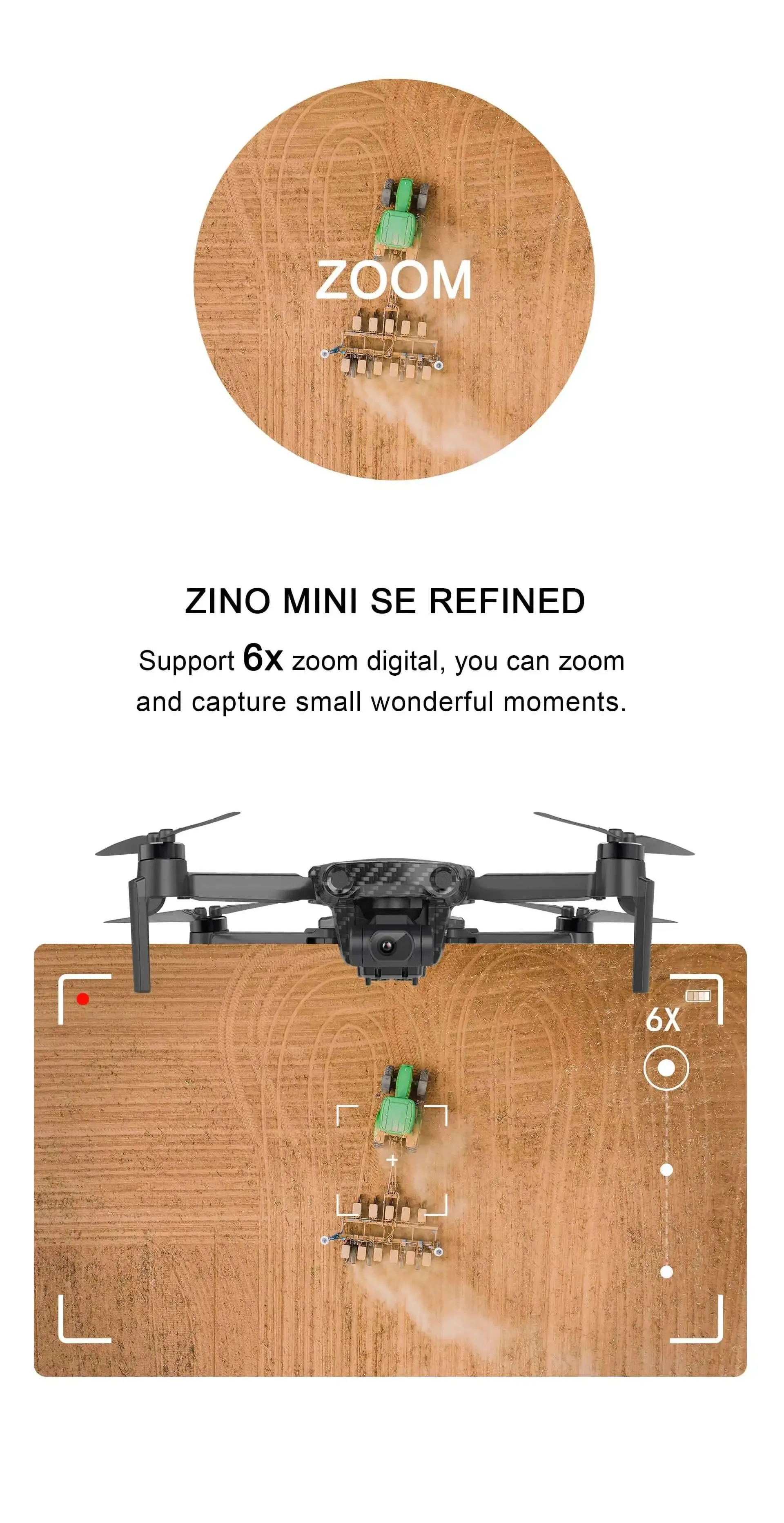 Hubsan Zino Mini SE R Drone | 10KM Flight Range | 45 Minutes Flight Time | 48MP Camera