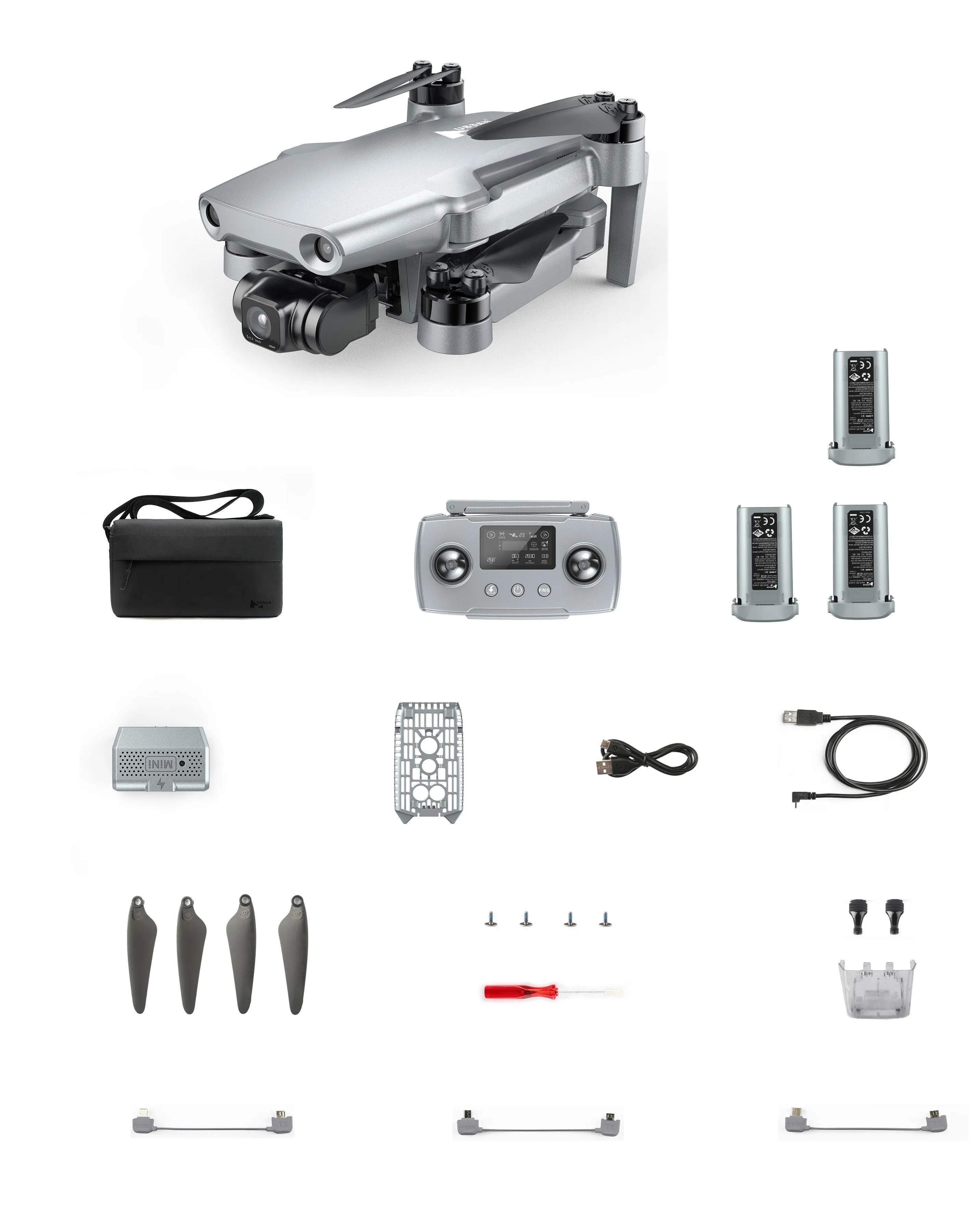 Hubsan Zino Mini SE R Drone | 10KM Flight Range | 45 Minutes Flight Time | 48MP Camera
