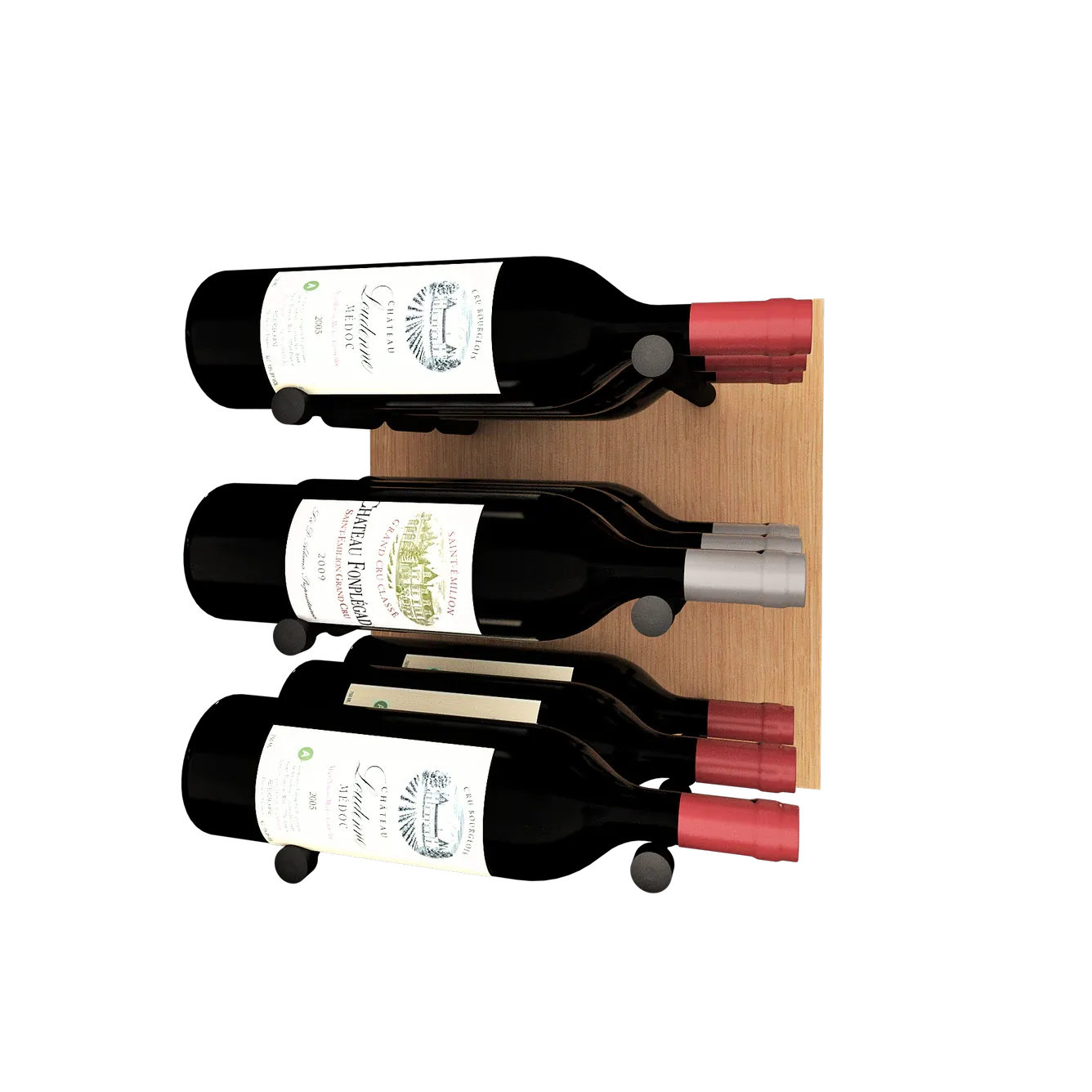 Kessick Wine as Art 14" x 14" Wood Panel Wine Rack
