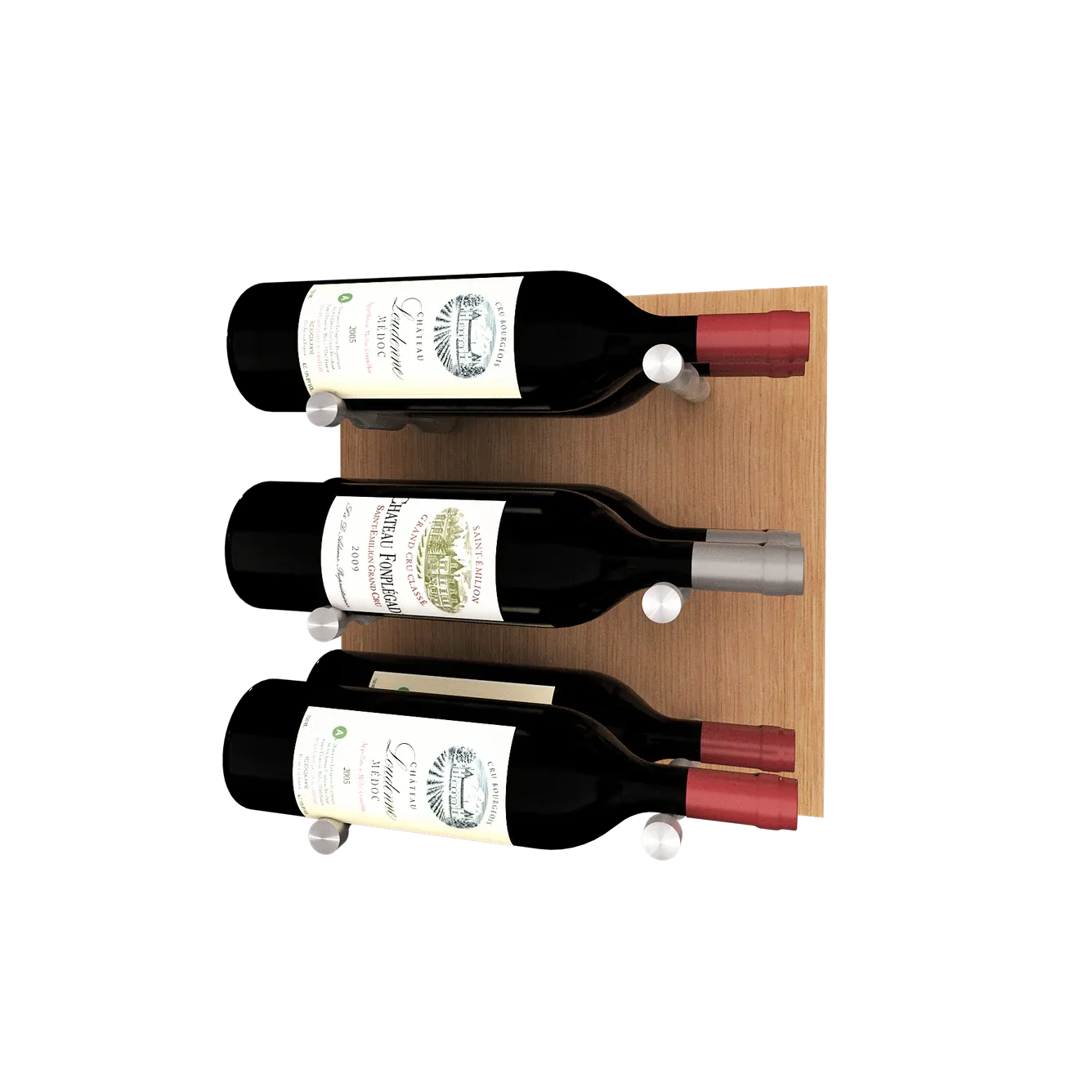 Kessick Wine as Art 14" x 14" Wood Panel Wine Rack