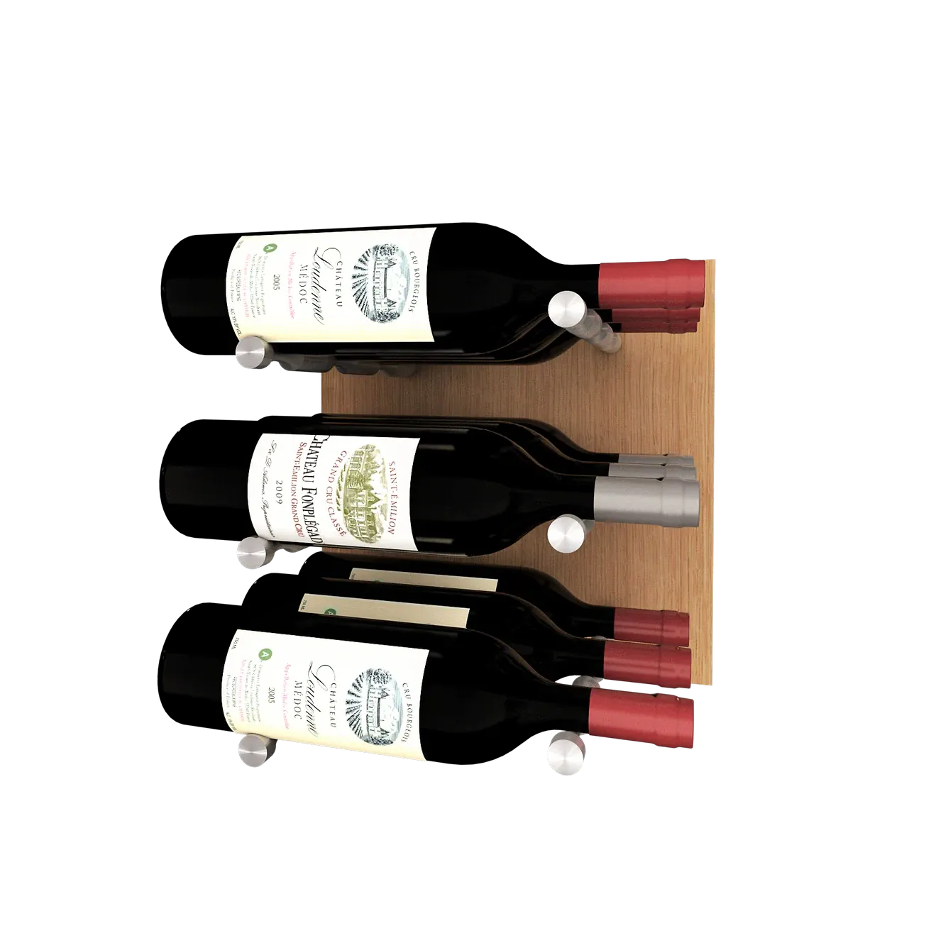 Kessick Wine as Art 14" x 14" Wood Panel Wine Rack
