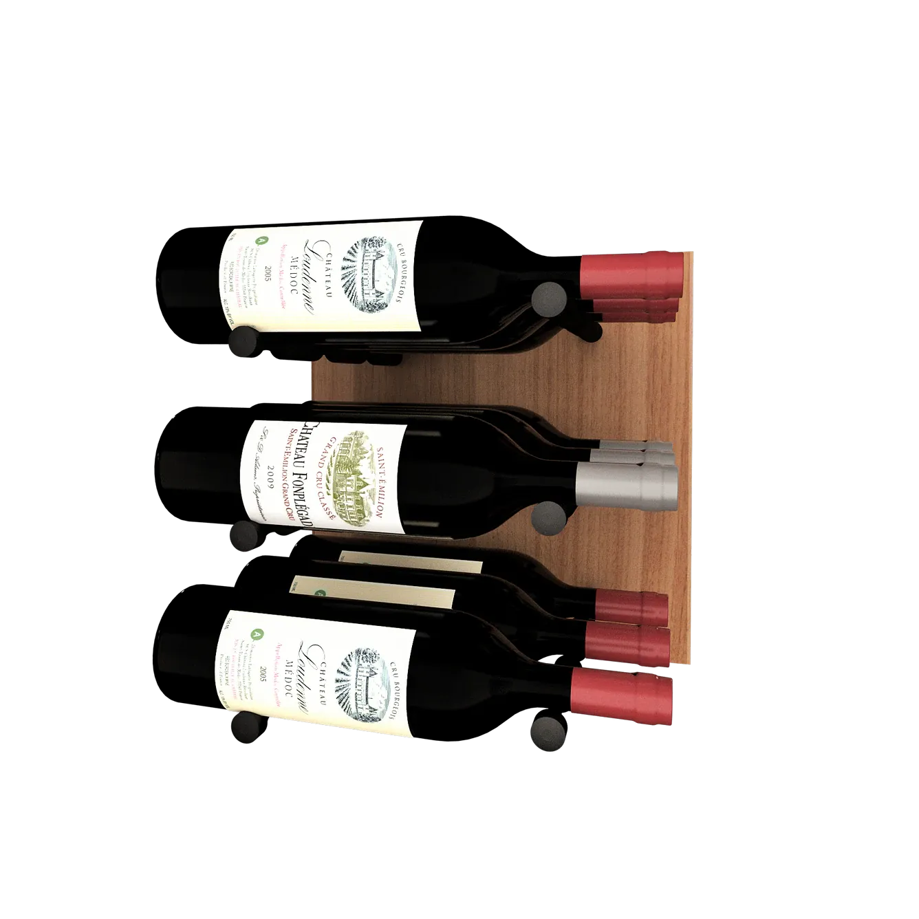 Kessick Wine as Art 14" x 14" Wood Panel Wine Rack
