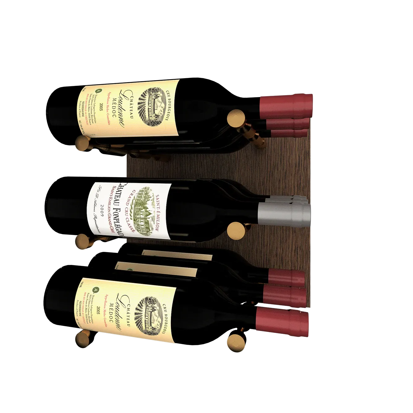 Kessick Wine as Art 14" x 14" Wood Panel Wine Rack