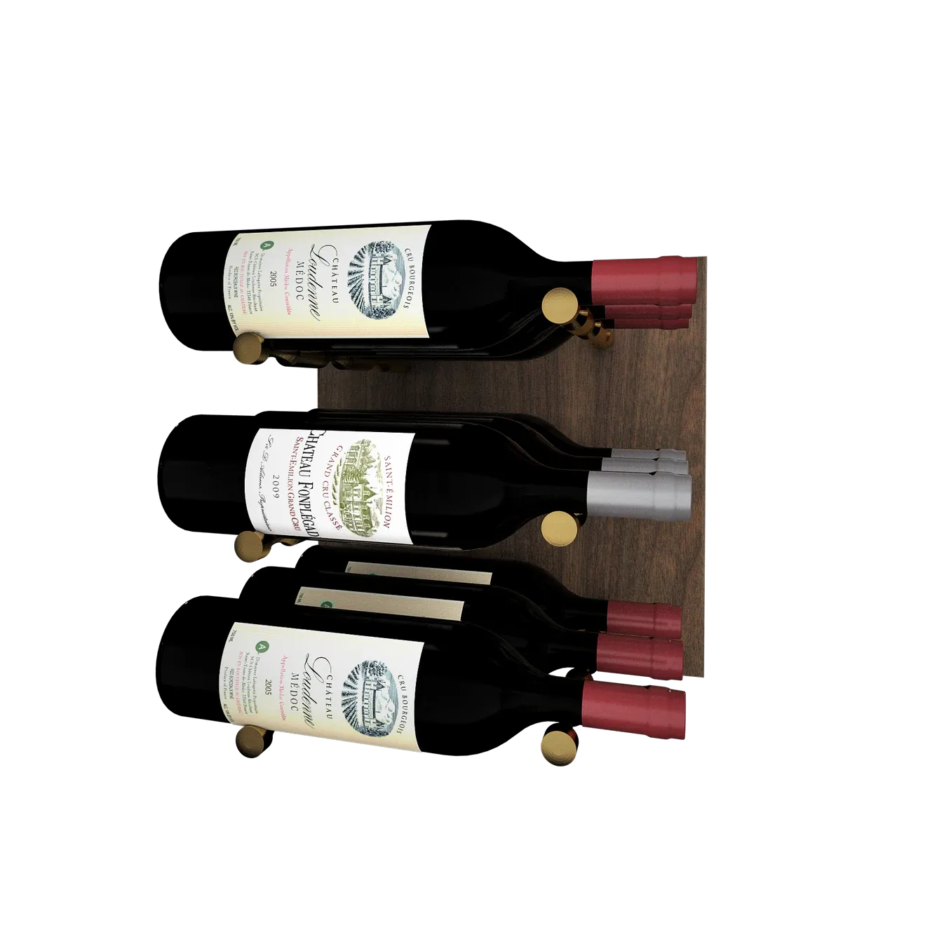 Kessick Wine as Art 14" x 14" Wood Panel Wine Rack