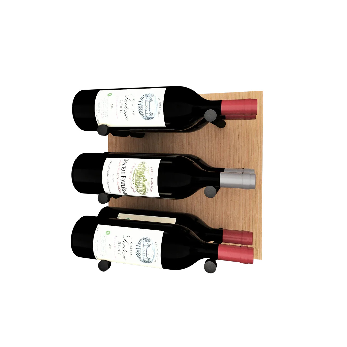 Kessick Wine as Art 14" x 14" Wood Panel Wine Rack