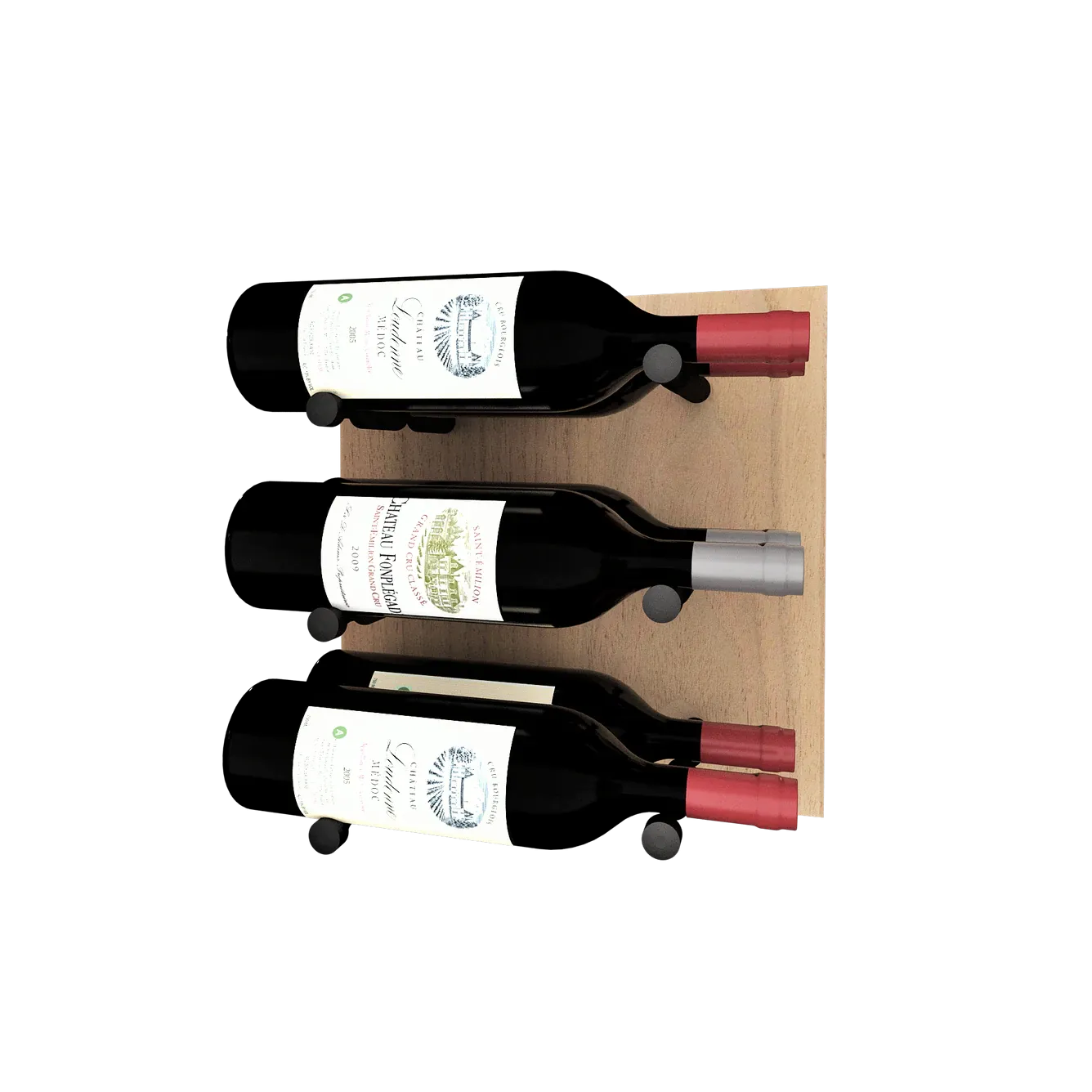 Kessick Wine as Art 14" x 14" Wood Panel Wine Rack