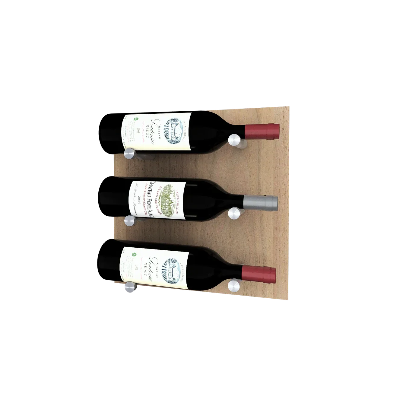 Kessick Wine as Art 14" x 14" Wood Panel Wine Rack