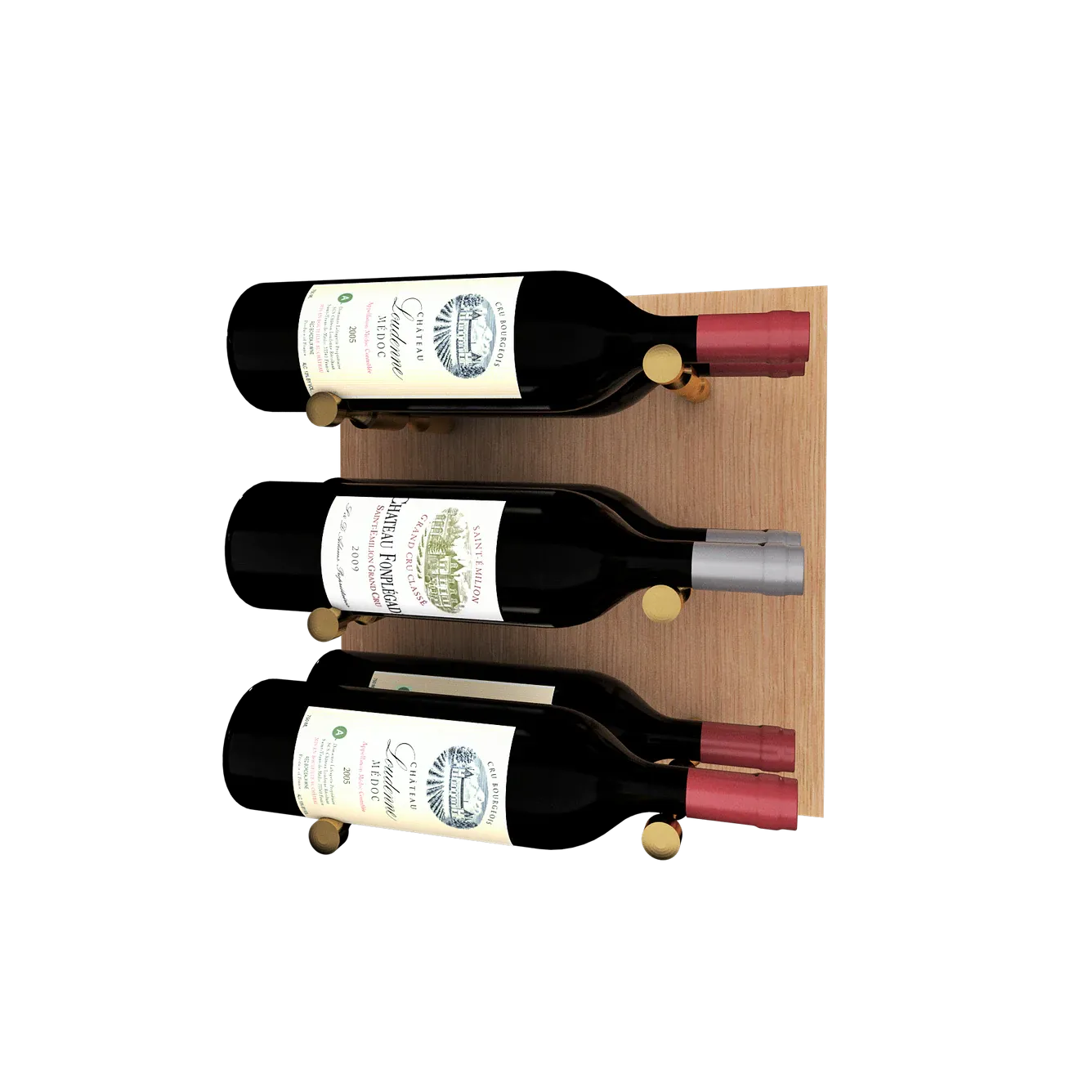 Kessick Wine as Art 14" x 14" Wood Panel Wine Rack
