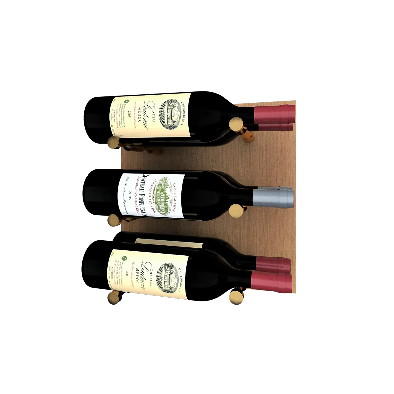 Kessick Wine as Art 14" x 14" Wood Panel Wine Rack