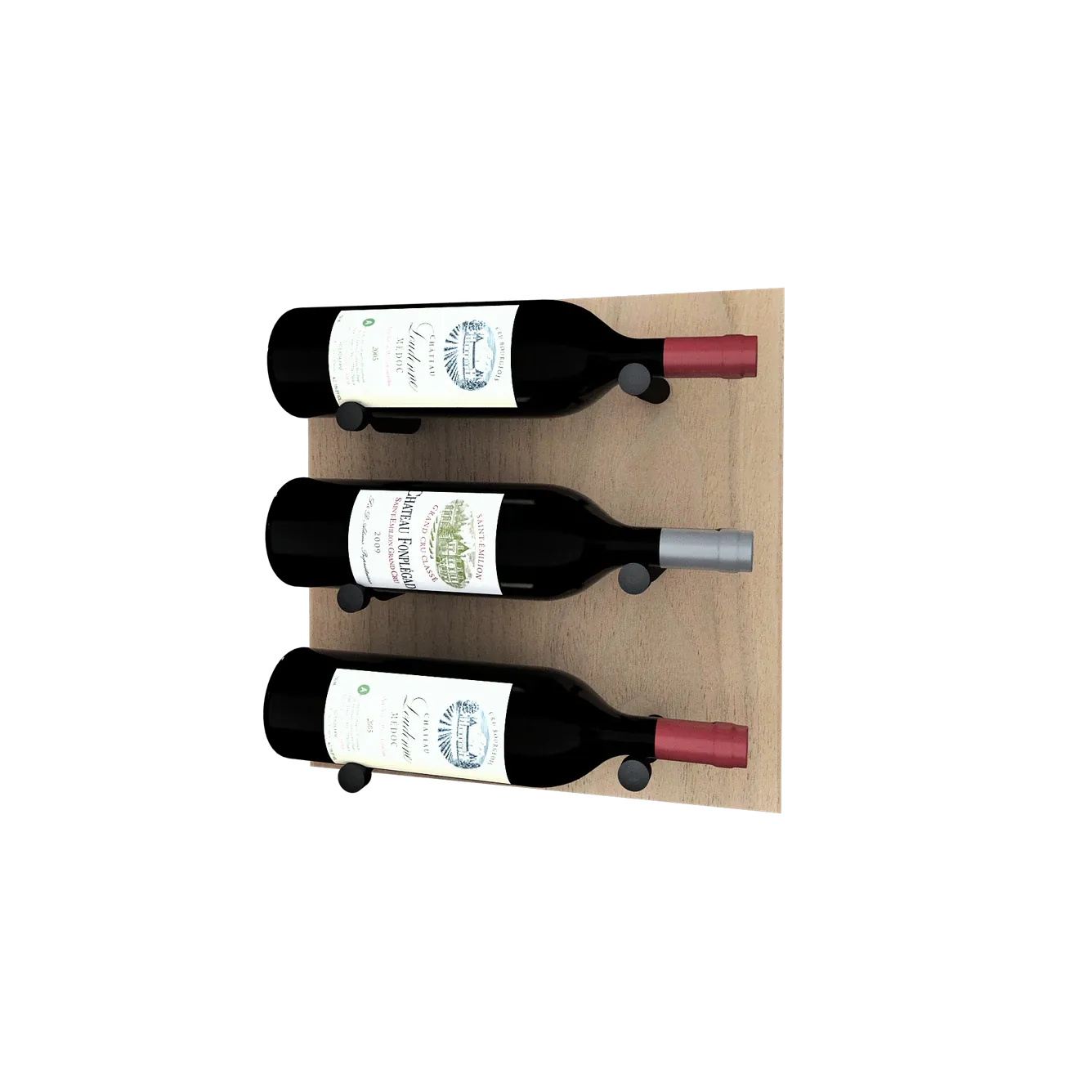 Kessick Wine as Art 14" x 14" Wood Panel Wine Rack