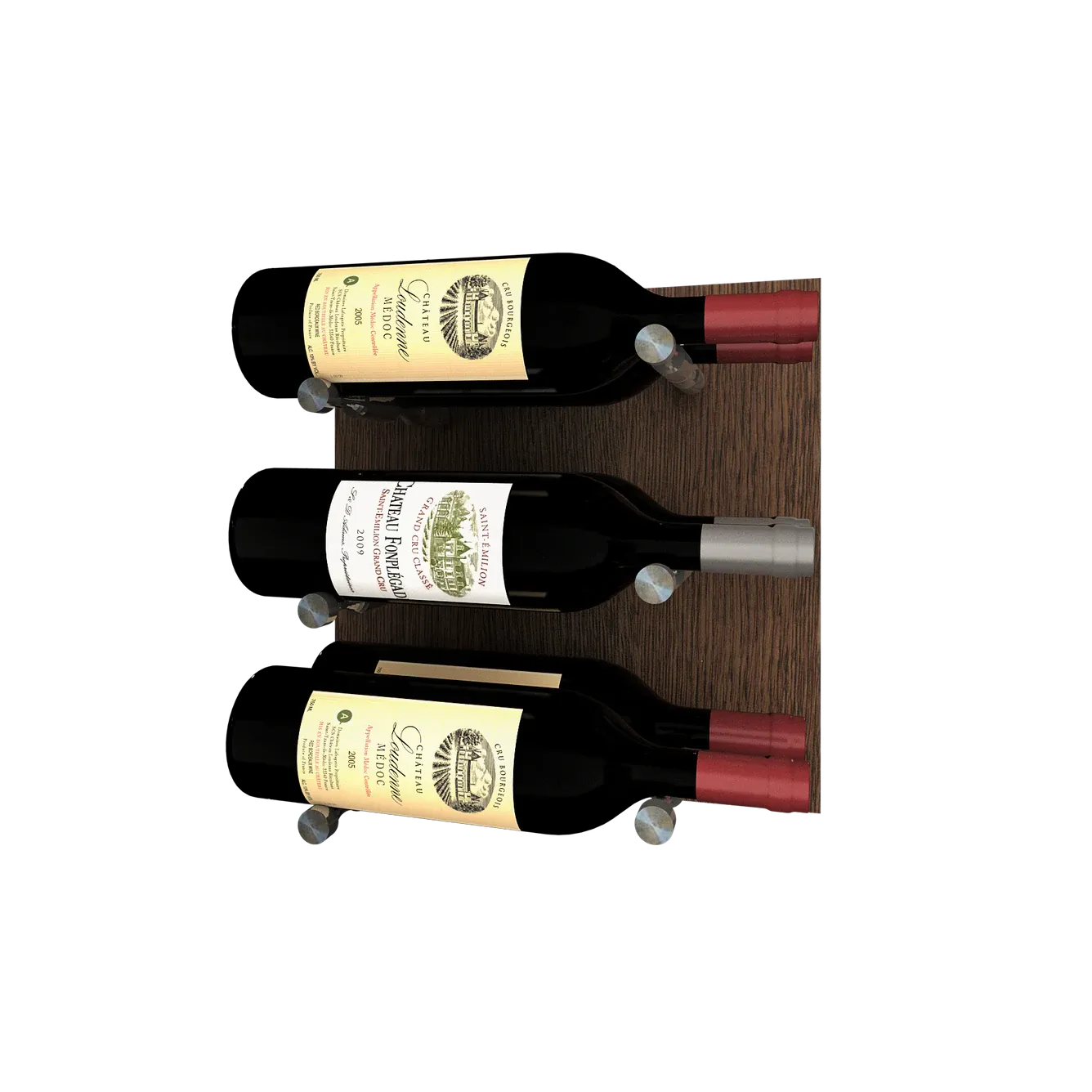 Kessick Wine as Art 14" x 14" Wood Panel Wine Rack