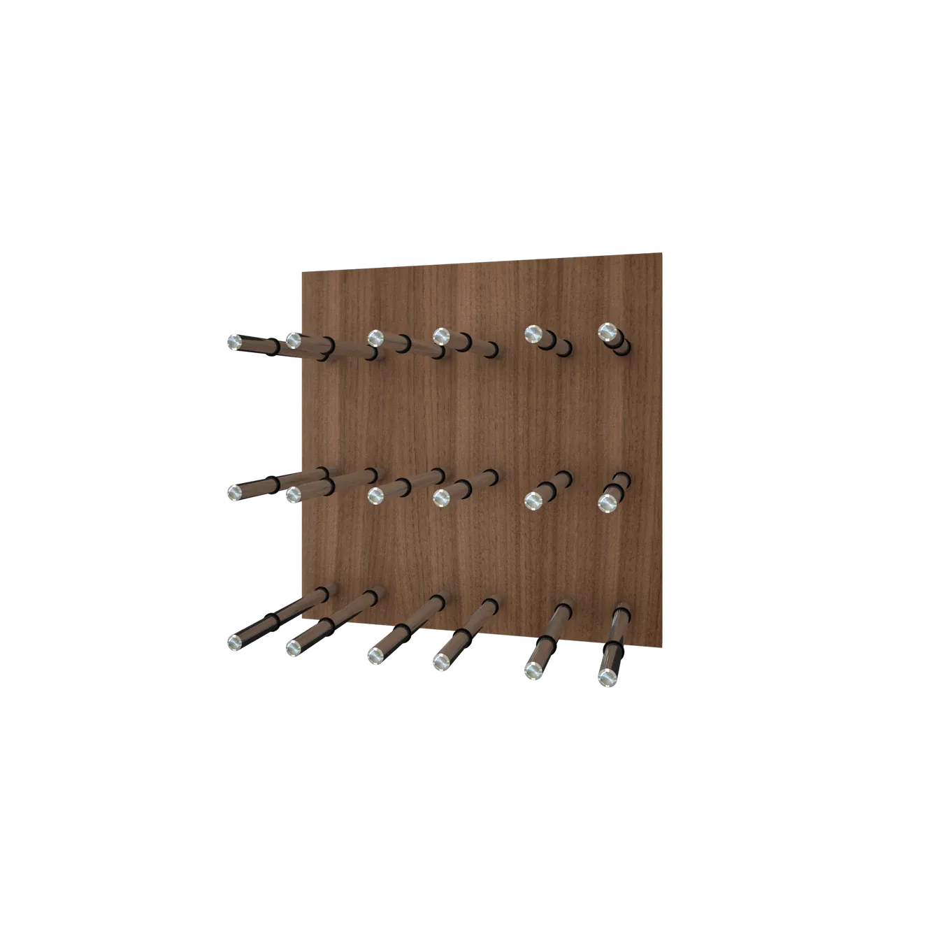Kessick Wine as Art 14" x 14" Wood Panel Wine Rack