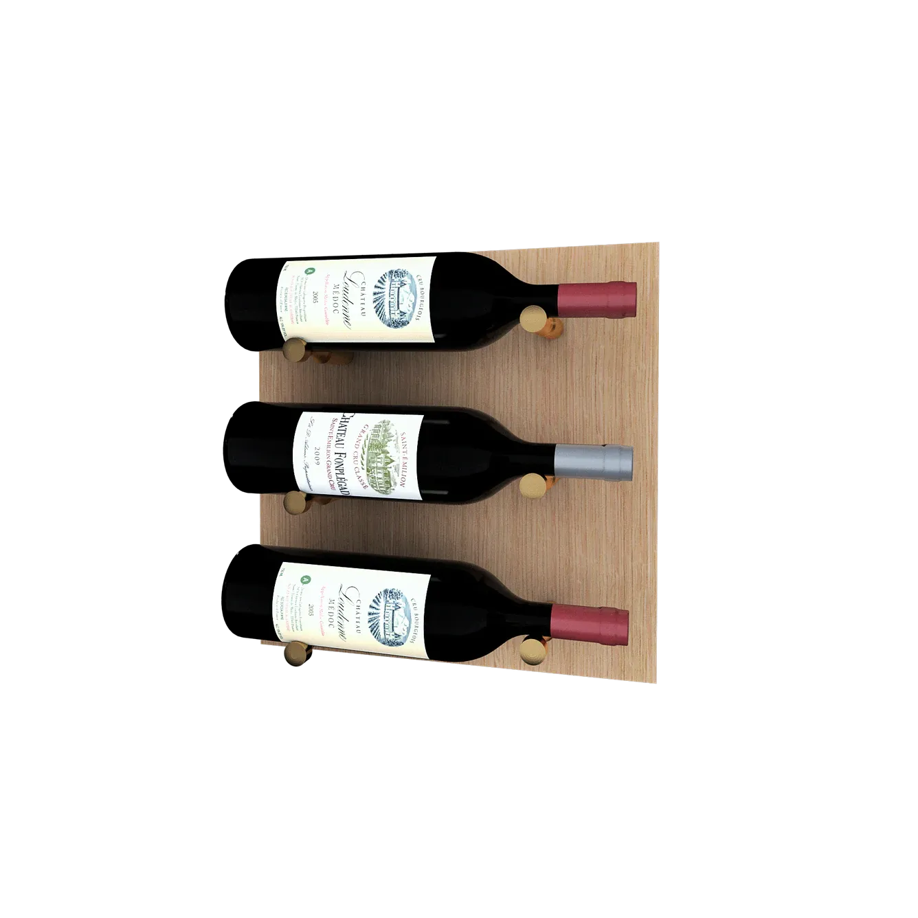 Kessick Wine as Art 14" x 14" Wood Panel Wine Rack