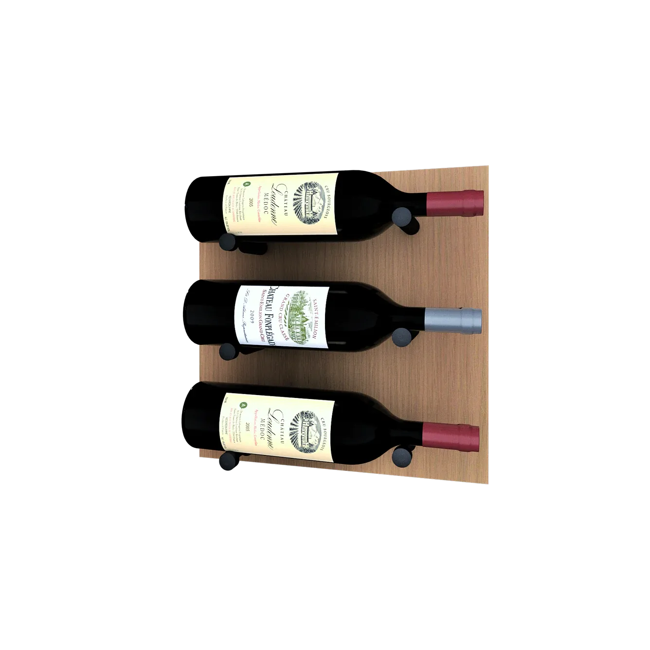 Kessick Wine as Art 14" x 14" Wood Panel Wine Rack