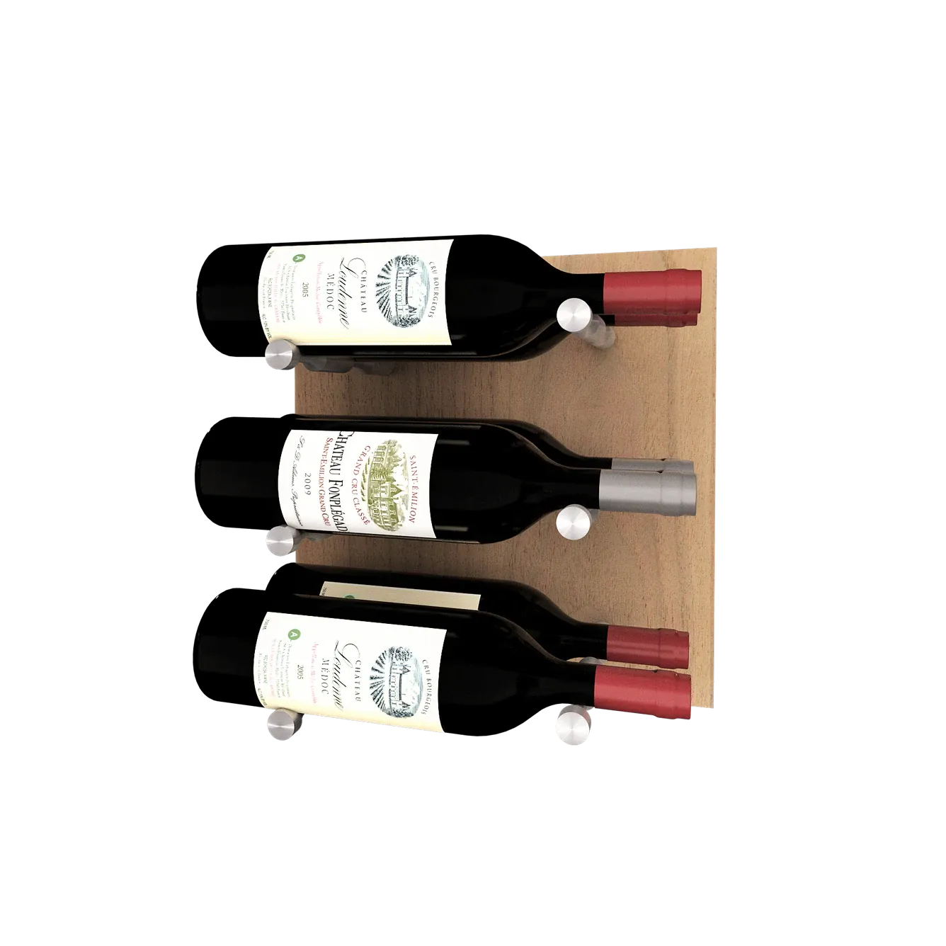 Kessick Wine as Art 14" x 14" Wood Panel Wine Rack