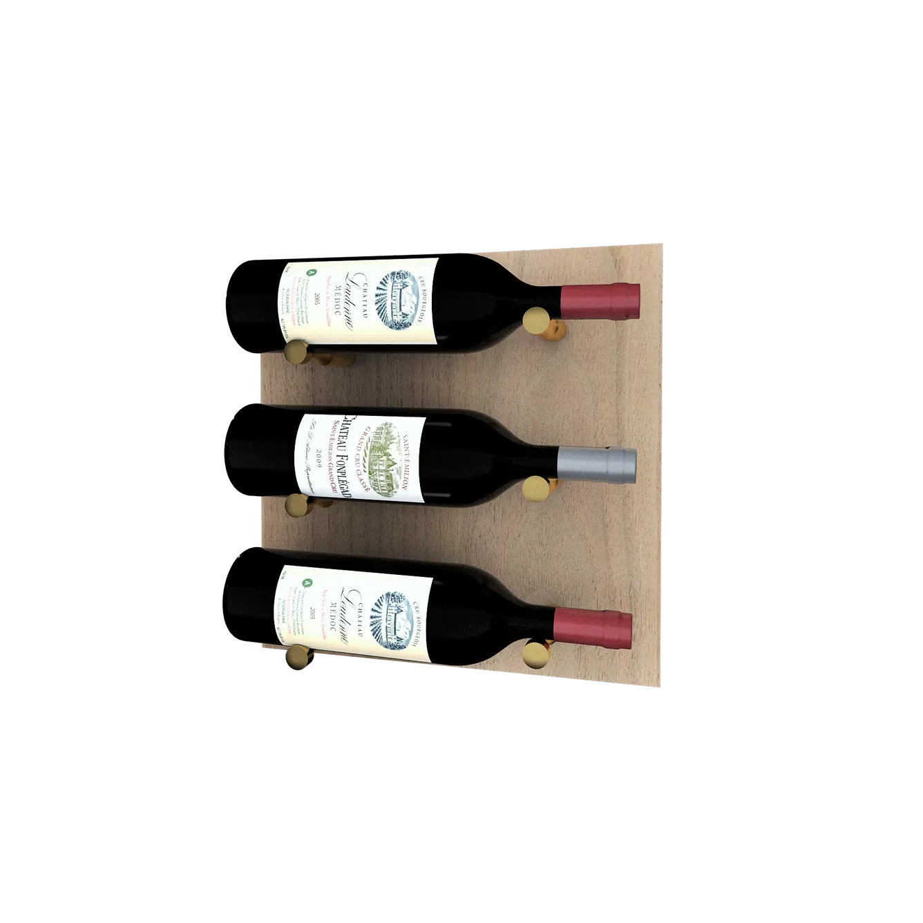 Kessick Wine as Art 14" x 14" Wood Panel Wine Rack