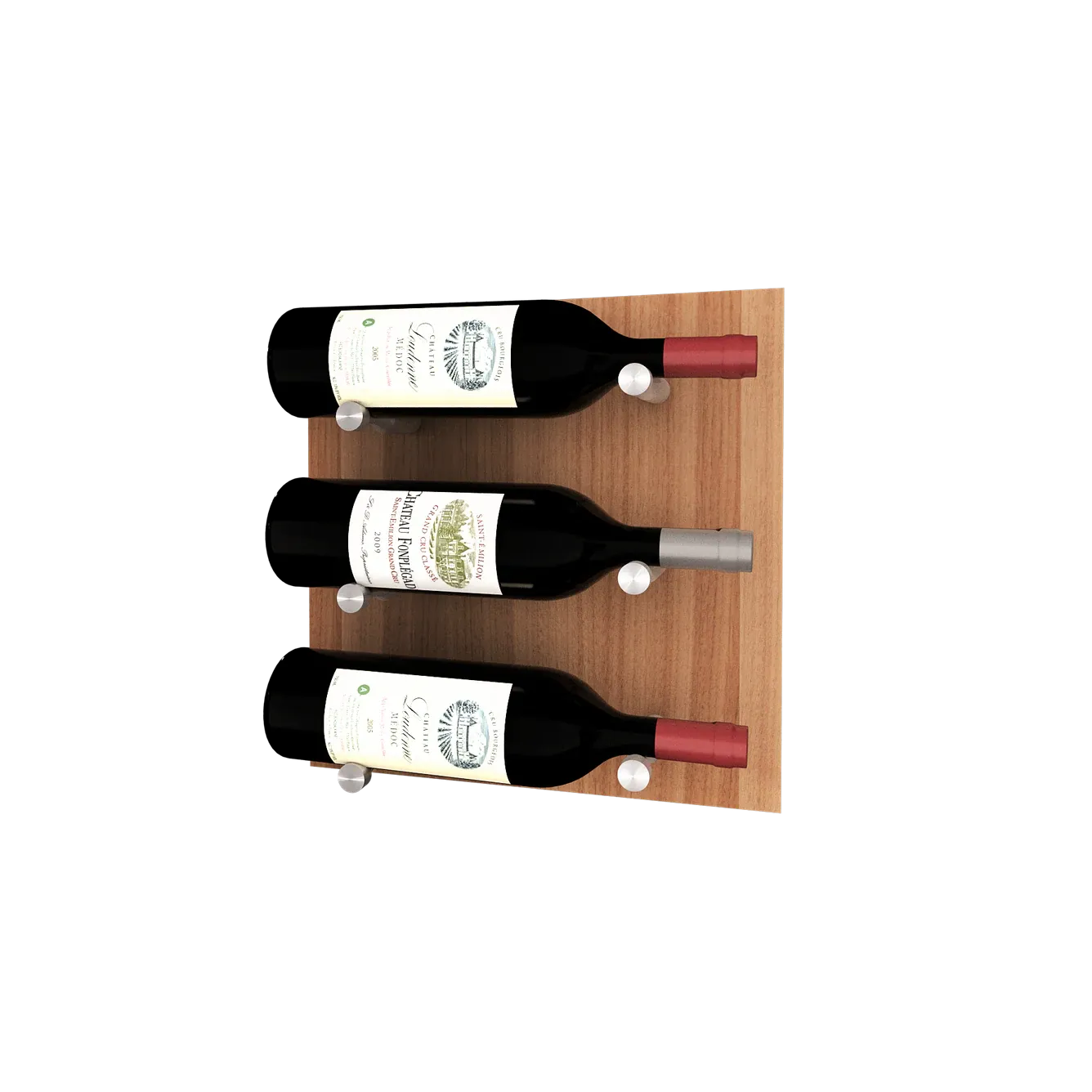 Kessick Wine as Art 14" x 14" Wood Panel Wine Rack